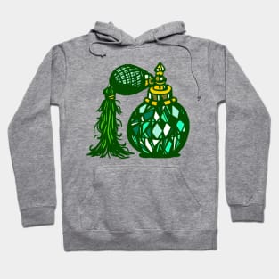 Art Deco Illustrative Perfume Bottle Hoodie